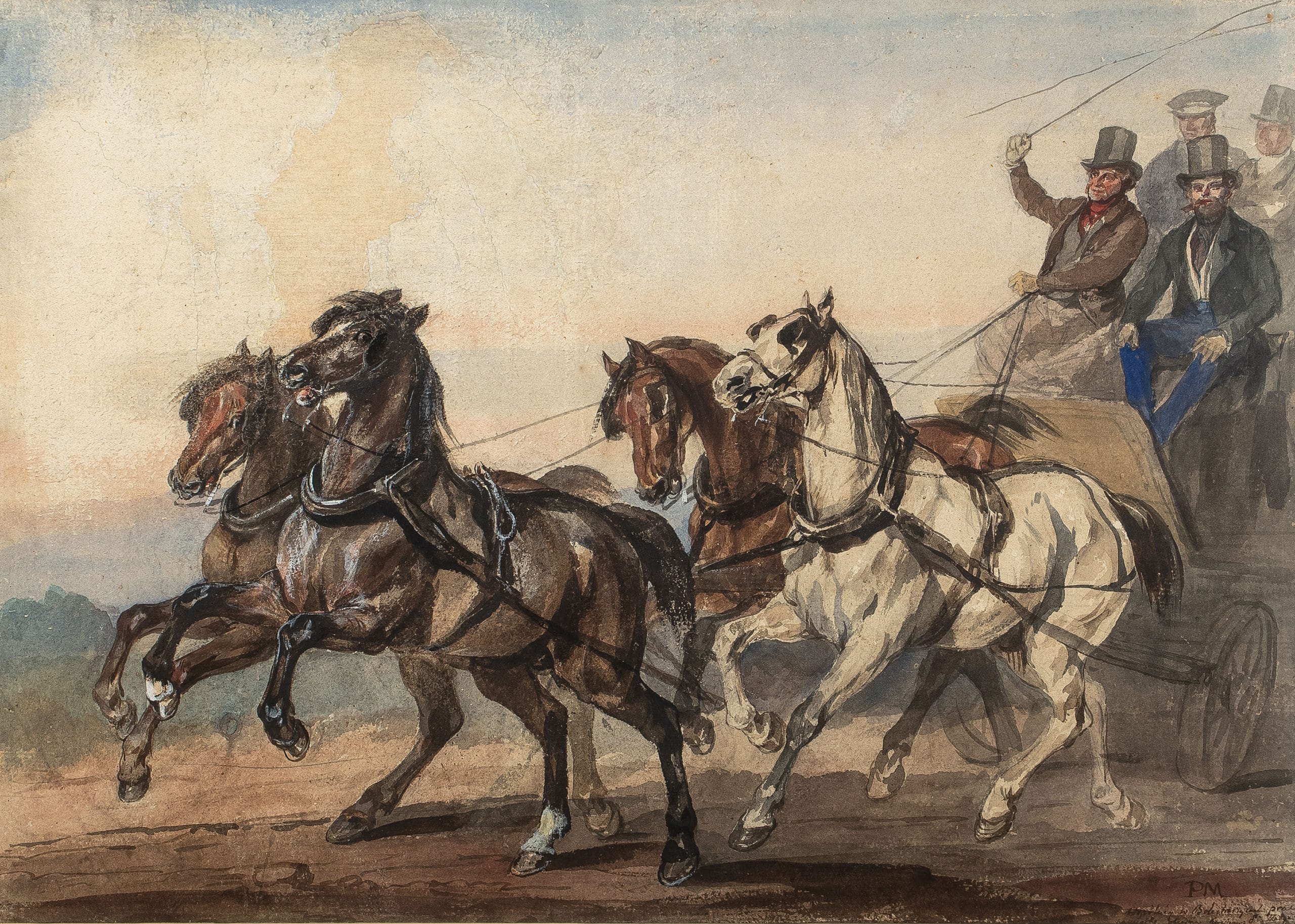 Piotr Michałowski, Dyliżans, po 1840 r.
