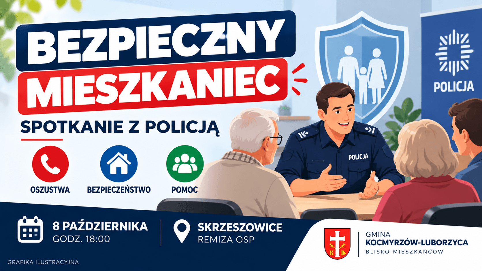 spotkanie skrzeszowice policja