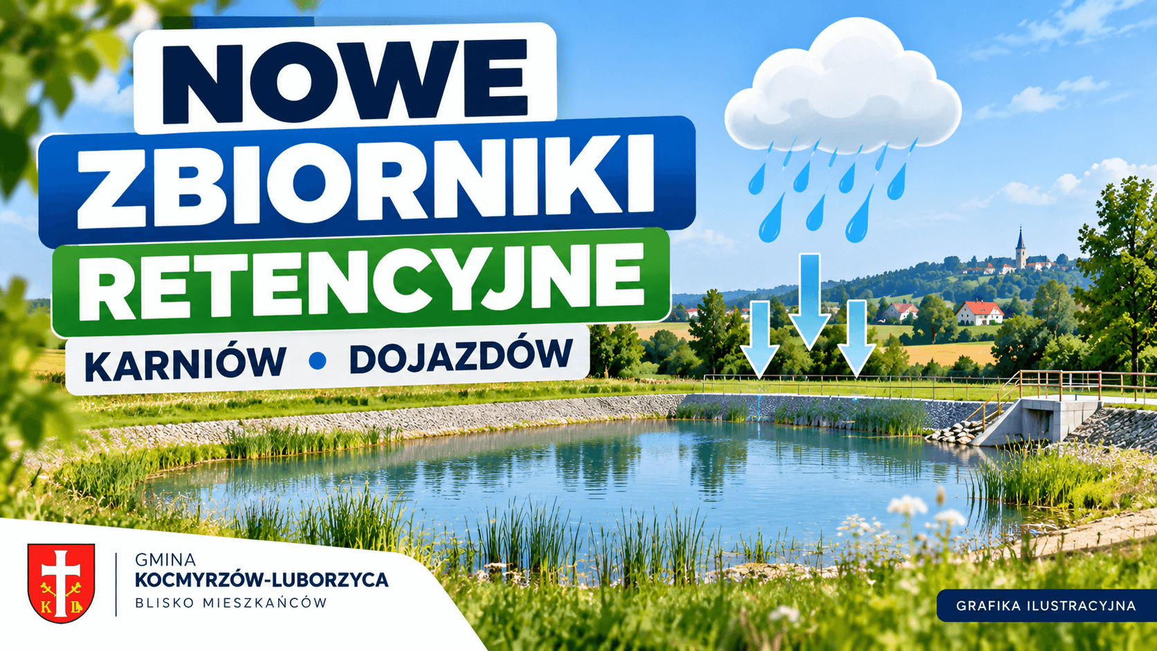 zbiornik retencyjny dojazdów